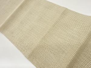 絽綴れよろけ横縞模様織出し名古屋帯